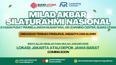 jelang Silatnas & Milad Akbar 2026, AR Learning Center dan Suara Utama Matangkan Persiapan Silaturahmi Nasional