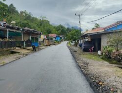 Mutu jalan Berkualitas Kades dan Masyarakat Sampaikan Apresiasi