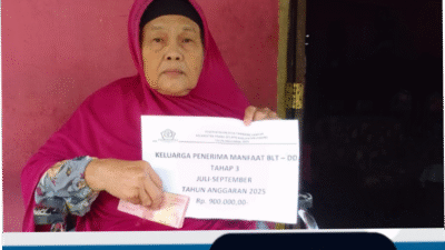 Pembagian BLT Dana Desa Tahap III Tahun 2025 Tersalur Tepat sasaran