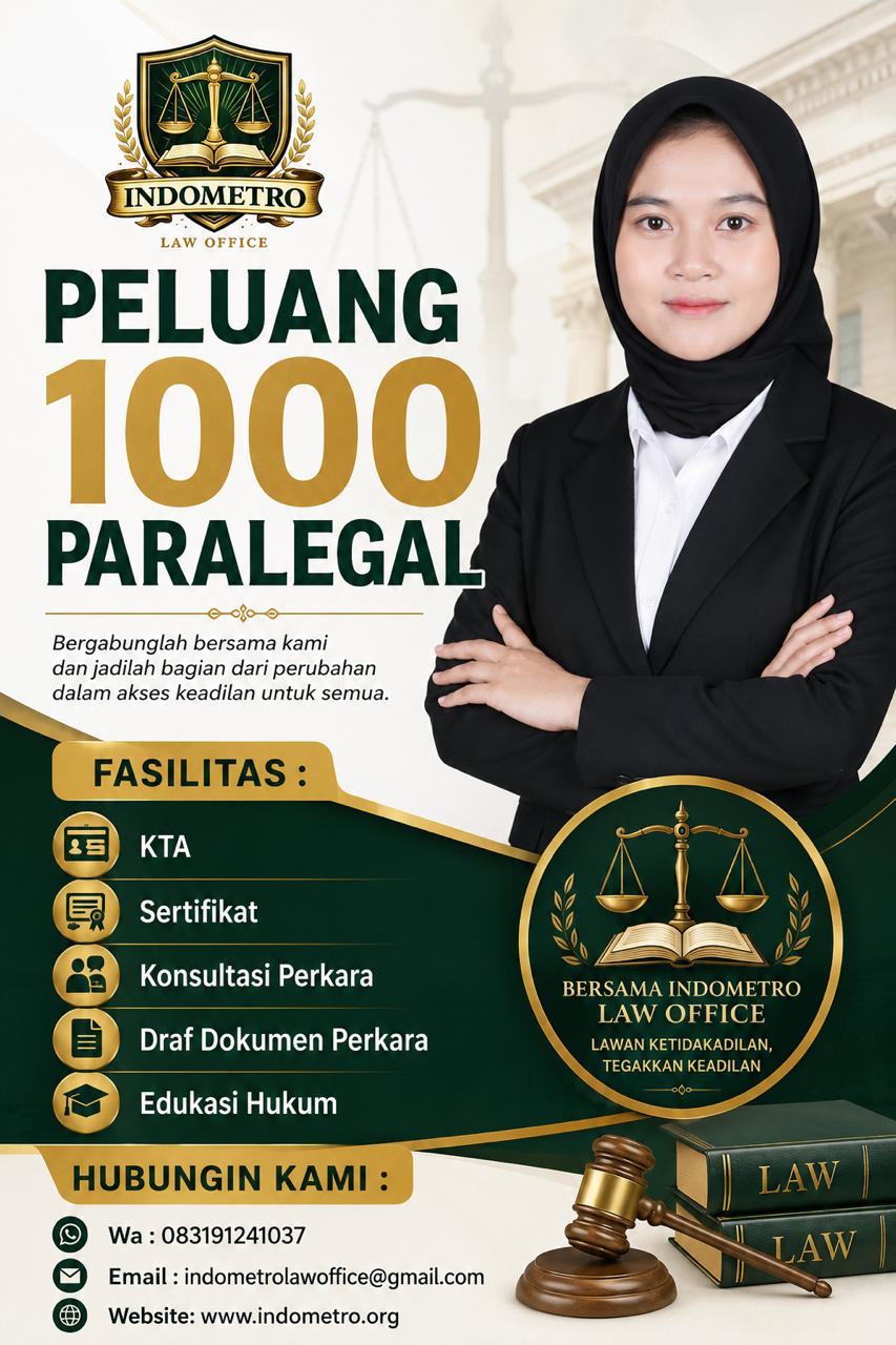 Paralegal Bukan Advokat, Namun Diakui dalam Pendampingan Hukum Non Litigasi